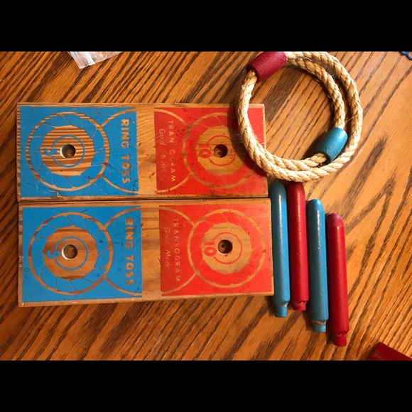 Vintage ring toss set - Picture 3 of 4